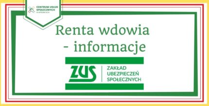 Renta wdowia – ZUS informuje