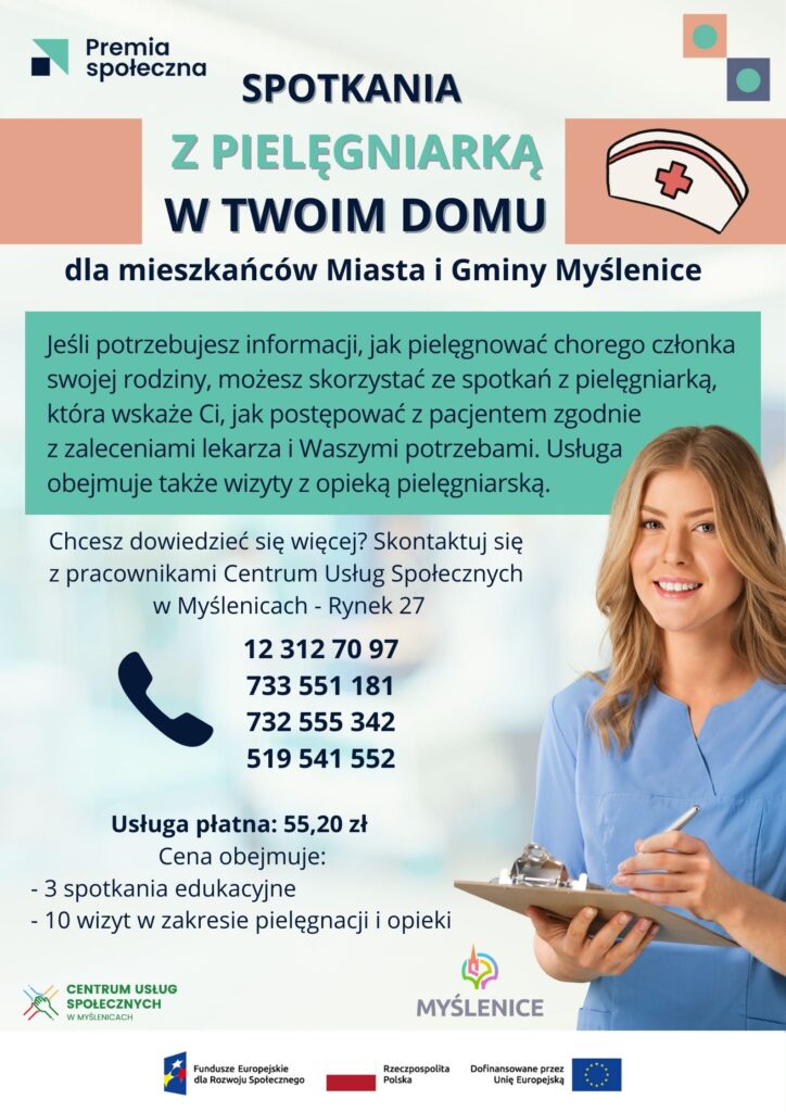 Ulotka Pielegniarka Edukacyjna