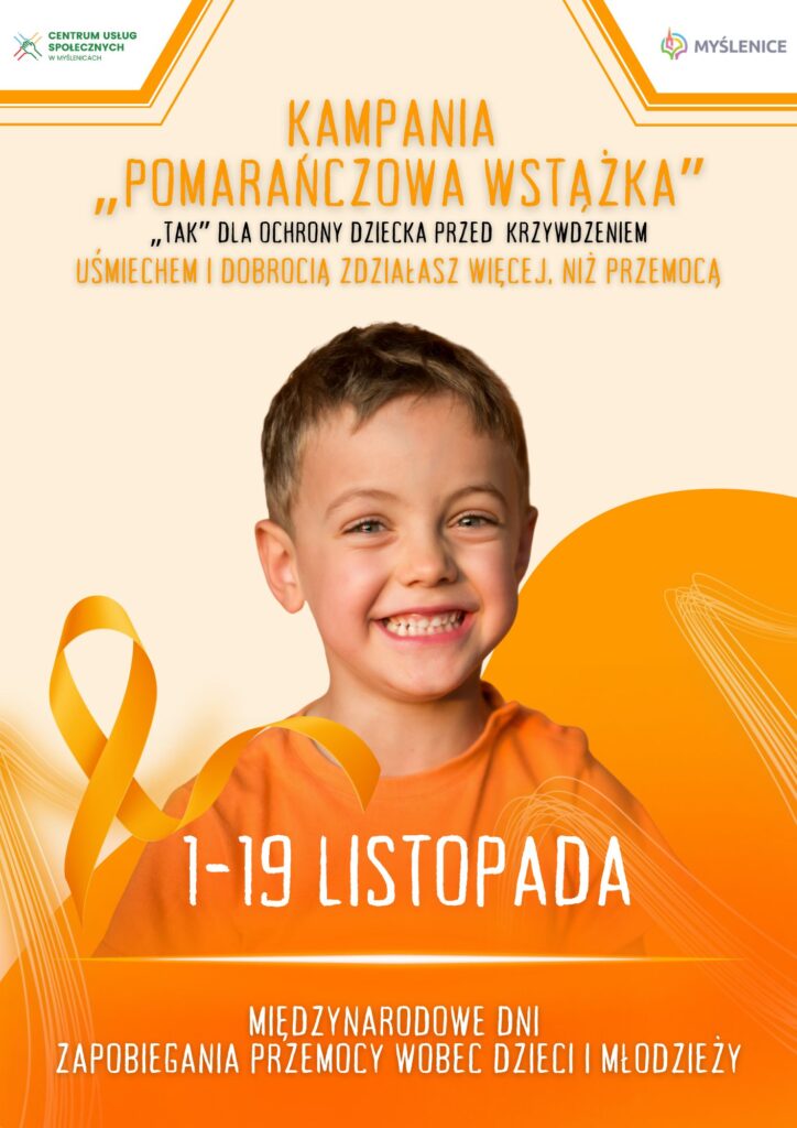 Plakat Pomarańczowa Wstążka