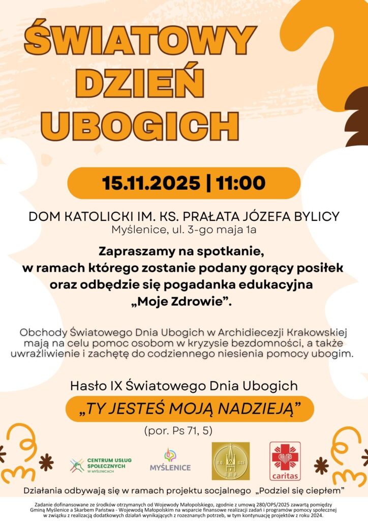 Plakat Dzień Ubogich